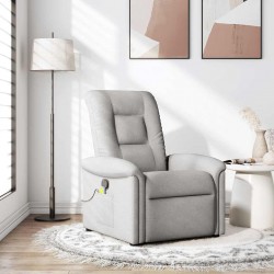 Sonata H Масажен стол за лежанка Cloud Grey Fabric - Fotolii