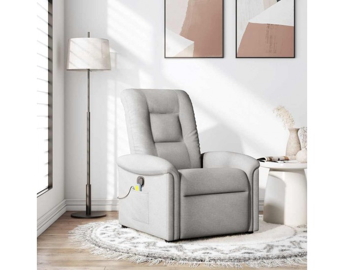 Sonata H Масажен стол за лежанка Cloud Grey Fabric