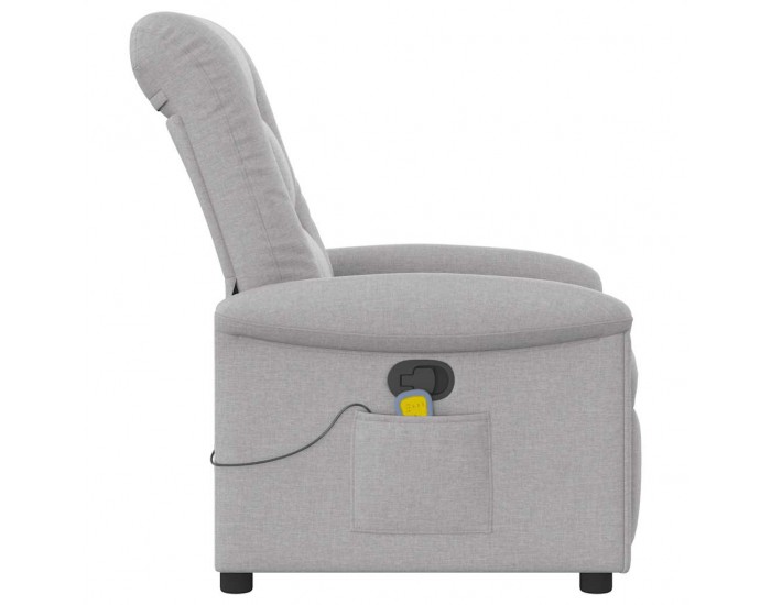 Sonata H Масажен стол за лежанка Cloud Grey Fabric