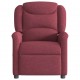 Sonata H Масажен наклоняем стол, виненочервен, текстил