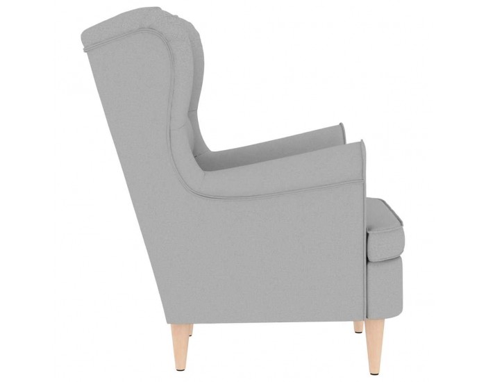 Sonata H Фотьойл Cloud Grey 74x84x100 cm Fabric