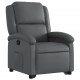Sonata H Изправящ реклайнер стол, сива, изкуствена кожа