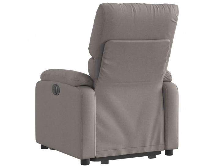 Sonata Fotoliu electric rabatabil cu ridicare, gri taupe, textil