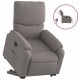 Sonata Fotoliu electric rabatabil cu ridicare, gri taupe, textil