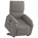 Sonata Fotoliu electric rabatabil cu ridicare, gri taupe, textil
