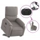 Sonata Fotoliu electric rabatabil cu ridicare, gri taupe, textil