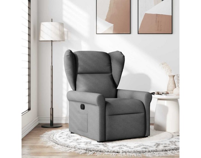 Sonata Fotoliu rabatabil, gri închis, material textil