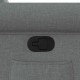 Sonata Fotoliu rabatabil, gri închis, material textil