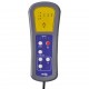 Sonata H Масажен реклайнер стол, светлосив, текстил