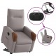 Sonata Fotoliu electric rabatabil cu ridicare, gri taupe, textil