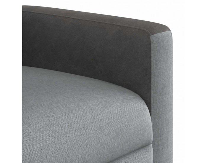 Sonata H Електрически наклоняем стол, светлосив, текстил