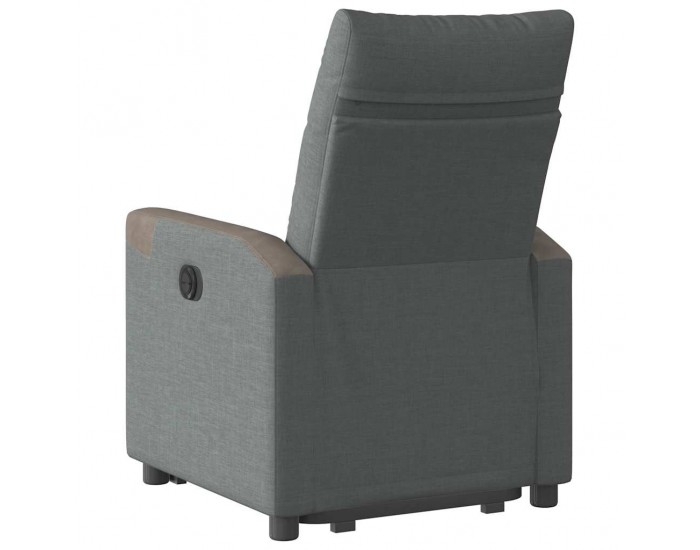 Sonata Fotoliu electric rabatabil cu ridicare, gri închis, textil
