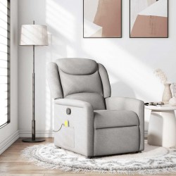 Sonata H Масажен стол за лежанка Cloud Grey Fabric - Fotolii