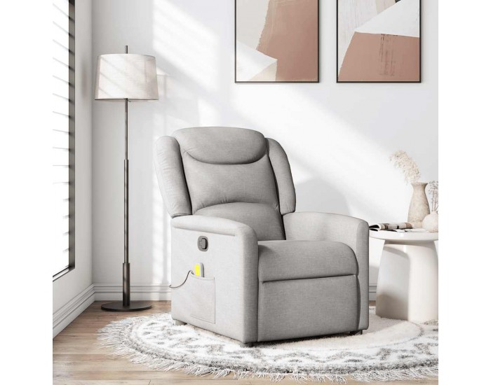 Sonata H Масажен стол за лежанка Cloud Grey Fabric