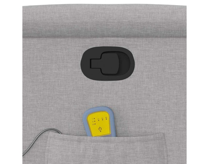 Sonata H Масажен стол за лежанка Cloud Grey Fabric
