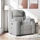 Sonata H Масажен стол за лежанка Cloud Grey Fabric