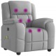 Sonata H Масажен стол за лежанка Cloud Grey Fabric