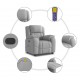Sonata H Масажен стол за лежанка Cloud Grey Fabric