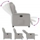 Sonata H Recliner Chair Cloud Grey Fabric