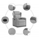 Sonata H Recliner Chair Cloud Grey Fabric