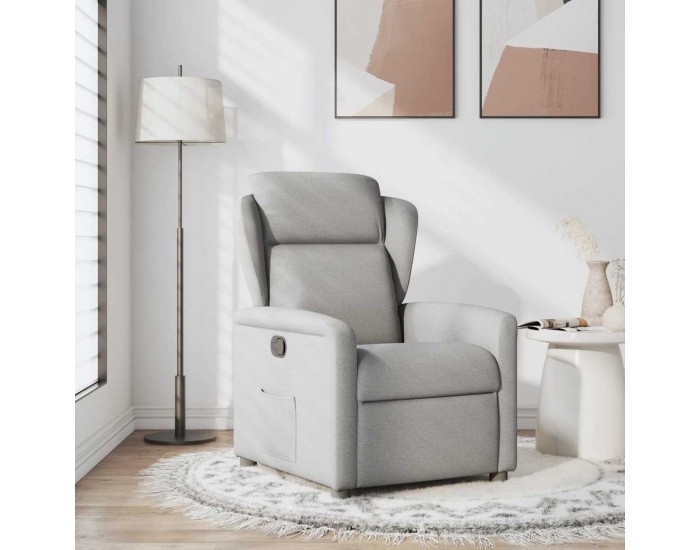 Sonata H Recliner Chair Cloud Grey Fabric