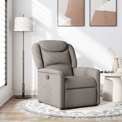 Sonata Fotoliu rabatabil, gri taupe, material textil
