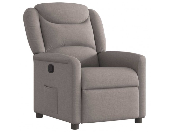 Sonata Fotoliu rabatabil, gri taupe, material textil