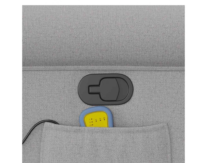 Sonata H Масажен стол за лежанка Cloud Grey Fabric