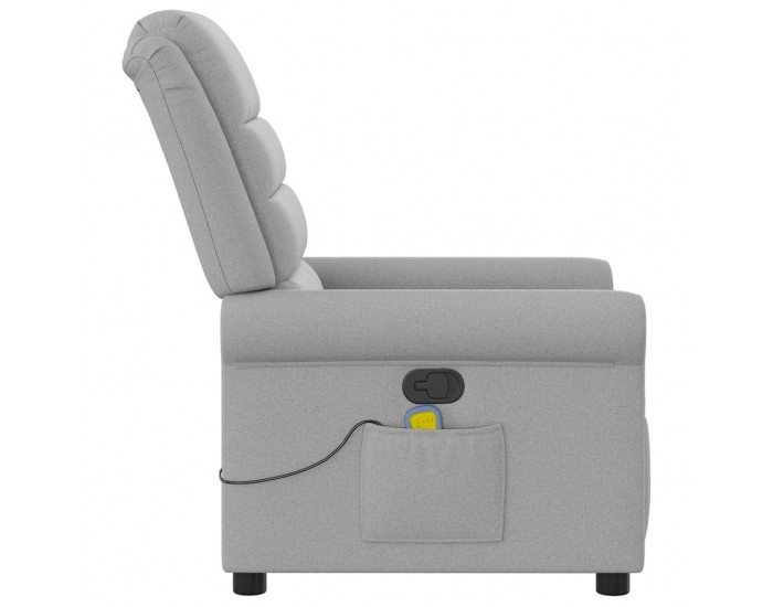 Sonata H Масажен стол за лежанка Cloud Grey Fabric