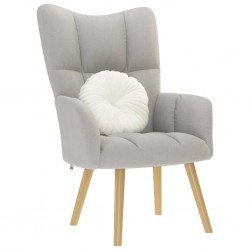 Sonata H Релаксиращ стол Cloud Grey Fabric - Fotolii