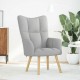 Sonata H Релаксиращ стол Cloud Grey Fabric