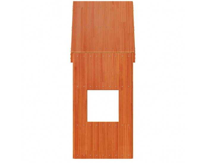 Sonata H Покрив за детско легло, восъчнокафяв, 55x99x139,5 см, бор масив