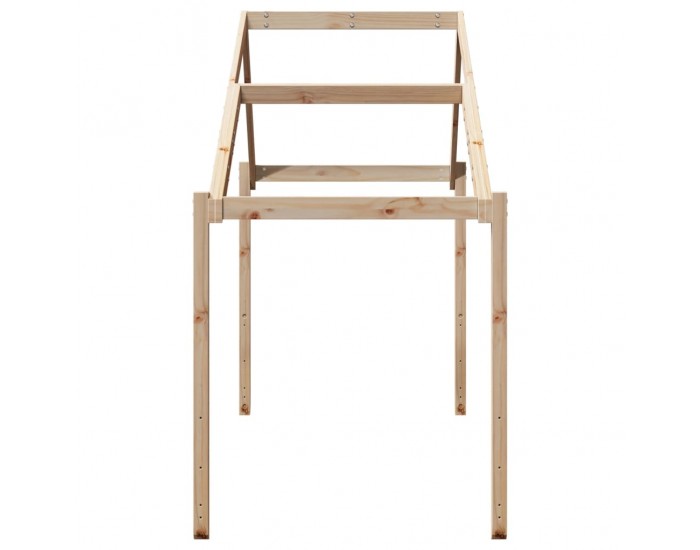 Sonata H Покрив за детско легло, 203x95,5x142 см, бор масив