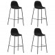 Sonata H Бар комплект от 5 части, текстил, черен