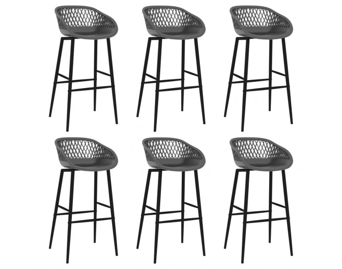 Sonata H Бар комплект от 7 части, бяло и сиво