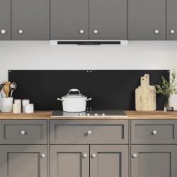 Sonata H Кухненски гърбове, 2 бр, черен, 80x50 см, закалено стъкло - Accesorii de bucătărie