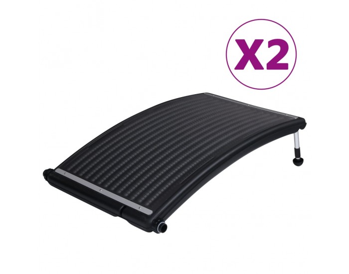 Sonata H Извити соларни панели за отопление на басейн, 2 бр, 110x65 см
