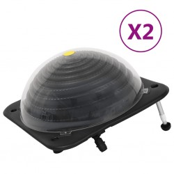 Sonata H Соларни нагреватели за басейни 2 бр 75x75x36 см HDPE алуминий - Piscine și spa