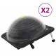 Sonata H Соларни нагреватели за басейни 2 бр 75x75x36 см HDPE алуминий