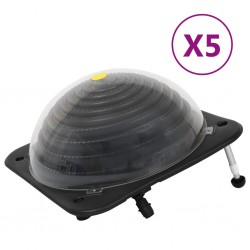 Sonata H Соларни нагреватели за басейни 5 бр 75x75x36 см HDPE алуминий - Piscine și spa
