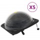 Sonata H Соларни нагреватели за басейни 5 бр 75x75x36 см HDPE алуминий