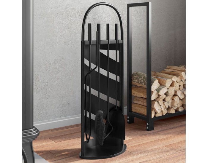 Sonata H Комплект инструменти за камина от 5 части 23x15x66 см стомана