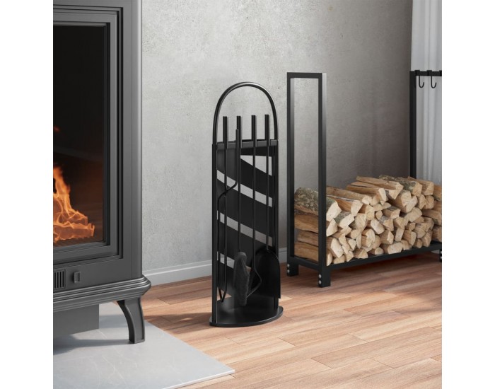 Sonata H Комплект инструменти за камина от 5 части 23x15x66 см стомана