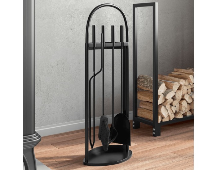 Sonata H Комплект инструменти за камина от 5 части 23x15x66 см стомана