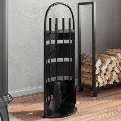 Sonata H Комплект инструменти за камина от 5 части 23x15x66 см стомана - Pentru șeminee, coșuri de fum și sobe pe lemne