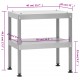 Sonata H Маса за фурна опушвач 40x28x44,5 см поцинкована стомана
