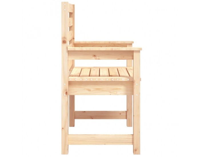 Sonata H Градински столове 2 бр меденокафяви 60x48x91 см бор масив