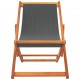 Sonata H Сгъваеми плажни столове, 2 бр, сиви, текстил