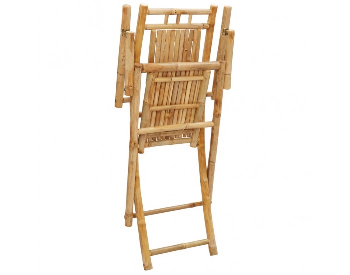Sonata H Сгъваеми градински столове, 8 бр, 53x66x99 см, бамбук