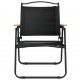 Sonata H Къмпинг столове 2 бр черни 54x55x78 см Оксфорд плат